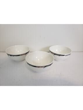 Dudson Fine China Tuscany Nouveau Irish Pattern Fruit Dessert Bowl Set Of 3